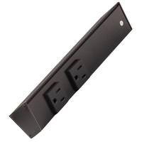Task Lighting 9" 15 amp 120 volt Black Under Cabinet Power Strip